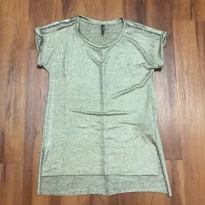 Stradivarius pewter/ good blouse. 🔥NWOT🔥